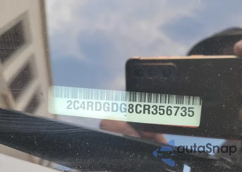 2012 Dodge Grand Caravan Crew из США, поврежденный, VIN 2C4RDGDG8CR356735